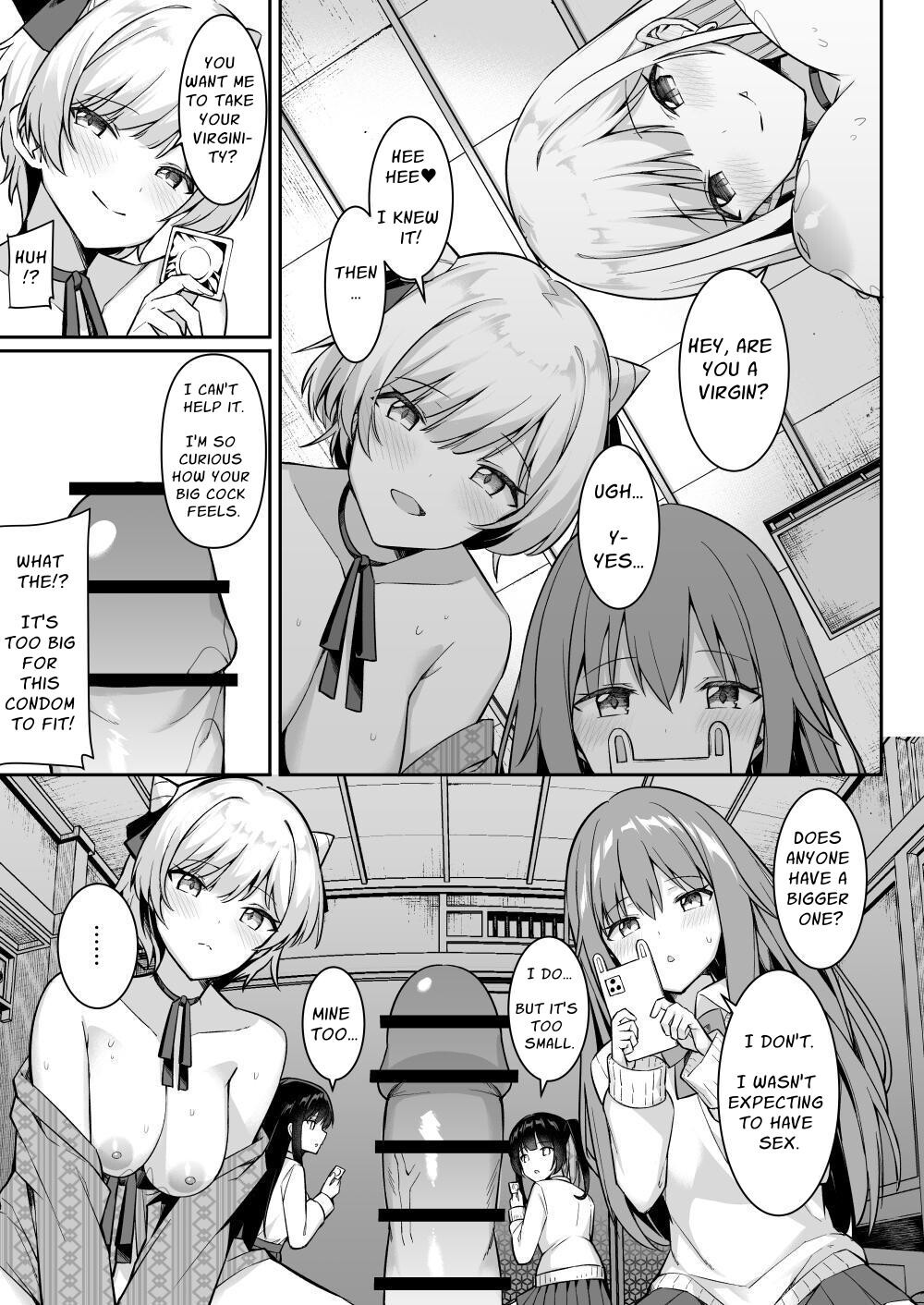 Hentai Manga Comic-Gals on a Hot-spring Inn Trip are Shown Who's Boss by their Big Dick Waiter-Read-19